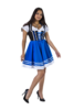 Mini Drindl zwart/blauw