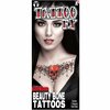 FX tattoo collar bone ruby skull