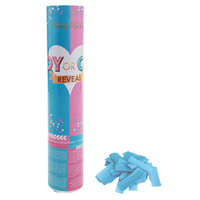 confetti shooter baby 20 cm blauw