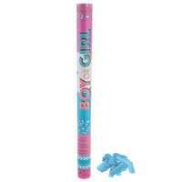 confetti shooter baby 60 cm blauw