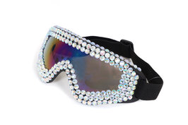 Skibril met strass