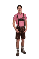 korte lederhosen bruin
