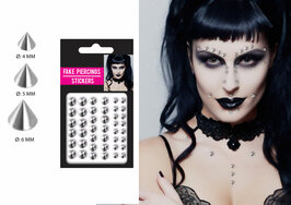30 ADHESIVE FAKE PIERCINGS