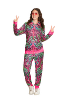 Trainngspak Neon Leopard Vrouw