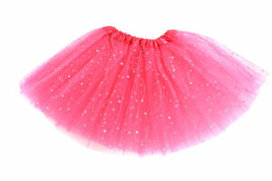 Tule rokje met licht en glitter Roze