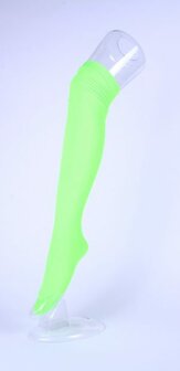 Overkneekousen neon groen