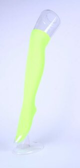 Overkneekousen neon geel