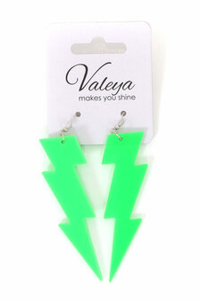 oorbellen flash groen