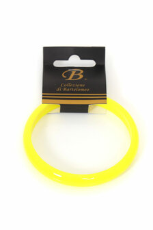 Armband neon geel