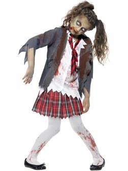 Zombie school girl