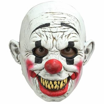 Hoofdmasker grinning clown