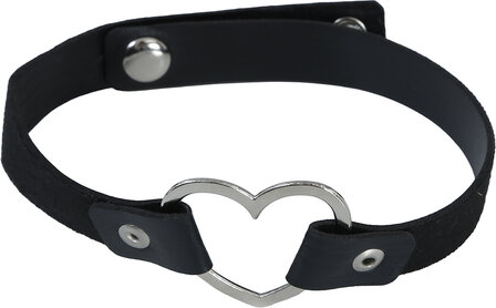 heart sado choker
