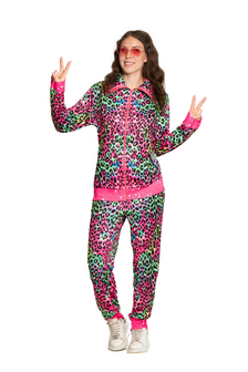 Trainngspak Neon Leopard Vrouw