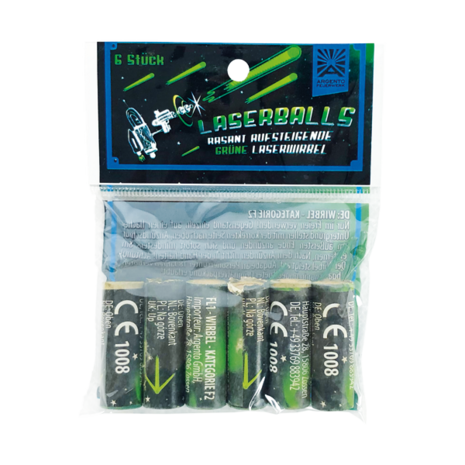 Laser balls 6 st.
