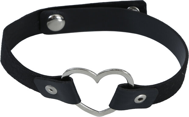 heart sado choker