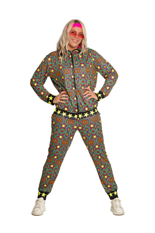 Trainngspak Neon Crazy Star Vrouw