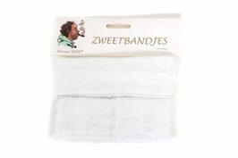 Set zweetbandjes wit