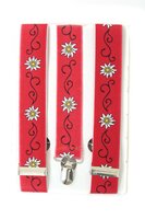 Rode bretellen edelweiss