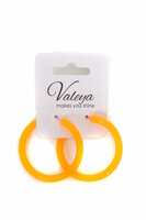 Oorbellen neon oranje