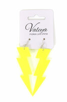 Oorbellen flash geel