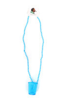 Ketting shotglas blauw
