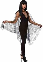 Fever spider web lace poncho